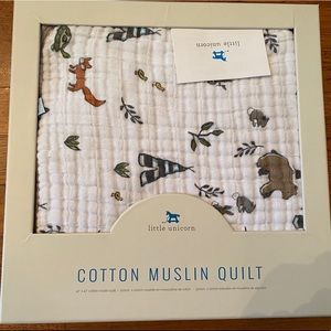 Little Unicorn Muslin Quilt